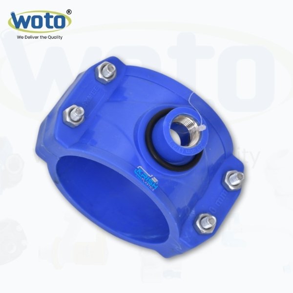 Service Saddle  Brass 90MM X 20MM BLUE